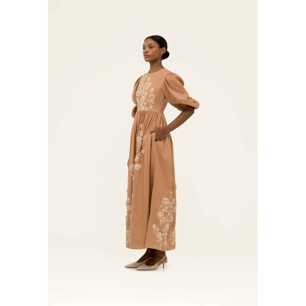 Agua By Agua Bendita Raquel Quebrada Maxi Dress, view 4