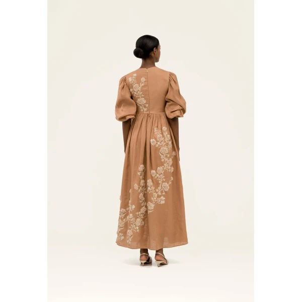Agua By Agua Bendita Raquel Quebrada Maxi Dress, view 5