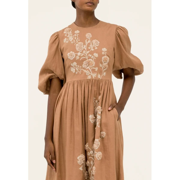 Agua By Agua Bendita Raquel Quebrada Maxi Dress, view 6