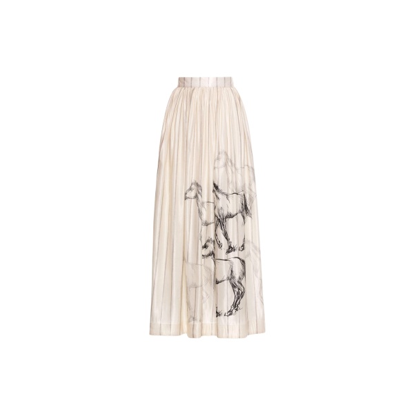 Agua by Agua Bendita Tangelo Arena Maxi Skirt - Agua by Agua Bendita Skirts - Artisanal Colombian Resort Wear at Luxury Shoes 