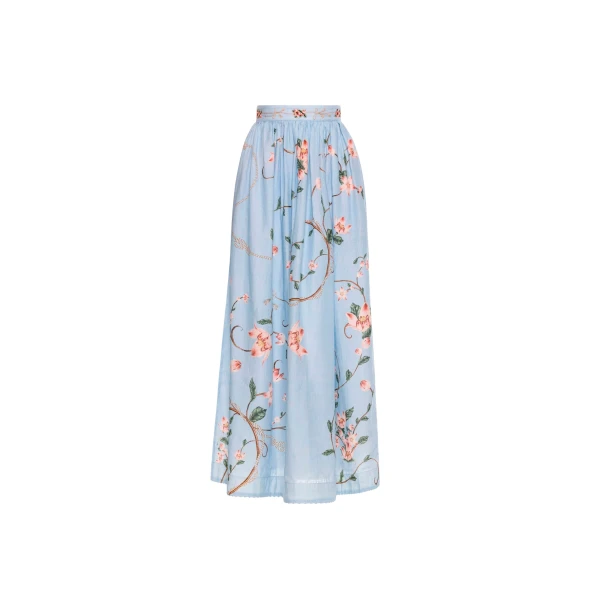 Agua By Agua Bendita Tangelo Navegante Maxi Skirt