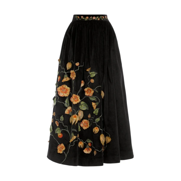 Agua By Agua Bendita Tangelo Uchuva Maxi Skirt