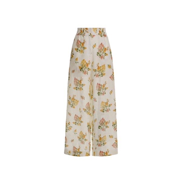 Agua by Agua Bendita Tota Cordillera Trousers - Agua by Agua Bendita Pants - Artisanal Colombian Resort Wear at Luxury Shoes 