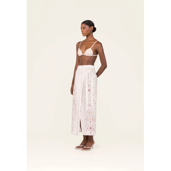 Agua By Agua Bendita Tulua Playa Bikini Top, view 6