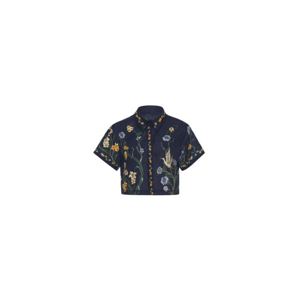 Agua by Agua Bendita Virtuosa Laguna Shirt - Agua by Agua Bendita Tops - Artisanal Colombian Resort Wear at Luxury Shoes 