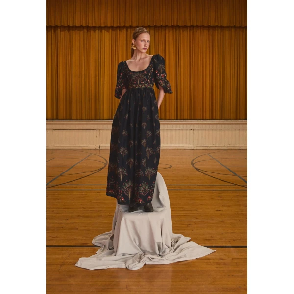 Agua By Agua Bendita Viviane Andes Maxi Dress, view 3