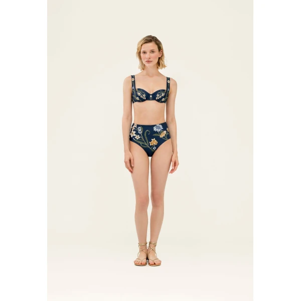 Agua By Agua Bendita Zucchini Laguna Bikini Top, view 2