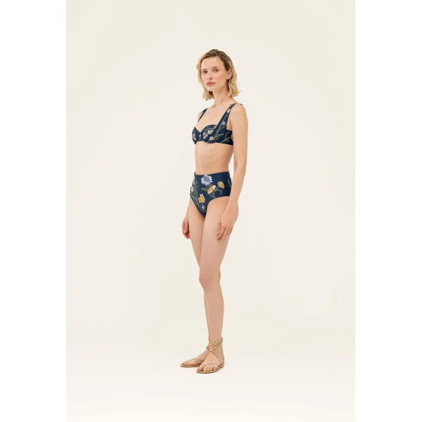 Agua By Agua Bendita Zucchini Laguna Bikini Top, view 4