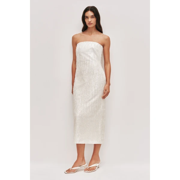 Aje Amulet Sequin Midi Dress, view 2