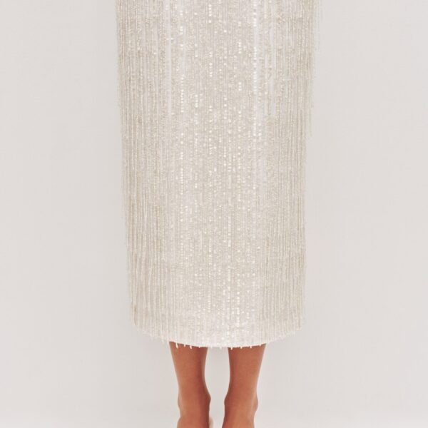 Aje Amulet Sequin Midi Dress, view 6