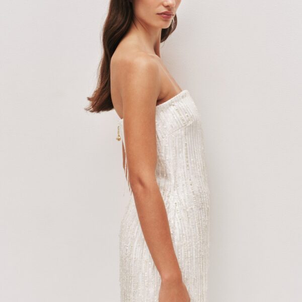 Aje Amulet Sequin Midi Dress, view 7