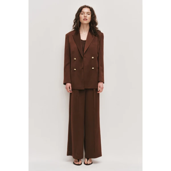 Aje Andrea Satin Blazer, view 2
