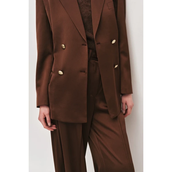 Aje Andrea Satin Blazer, view 5