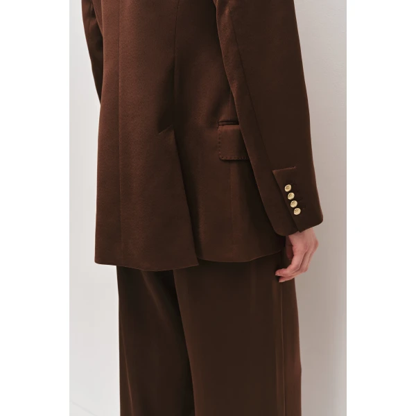 Aje Andrea Satin Blazer, view 6
