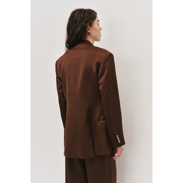 Aje Andrea Satin Blazer, view 7