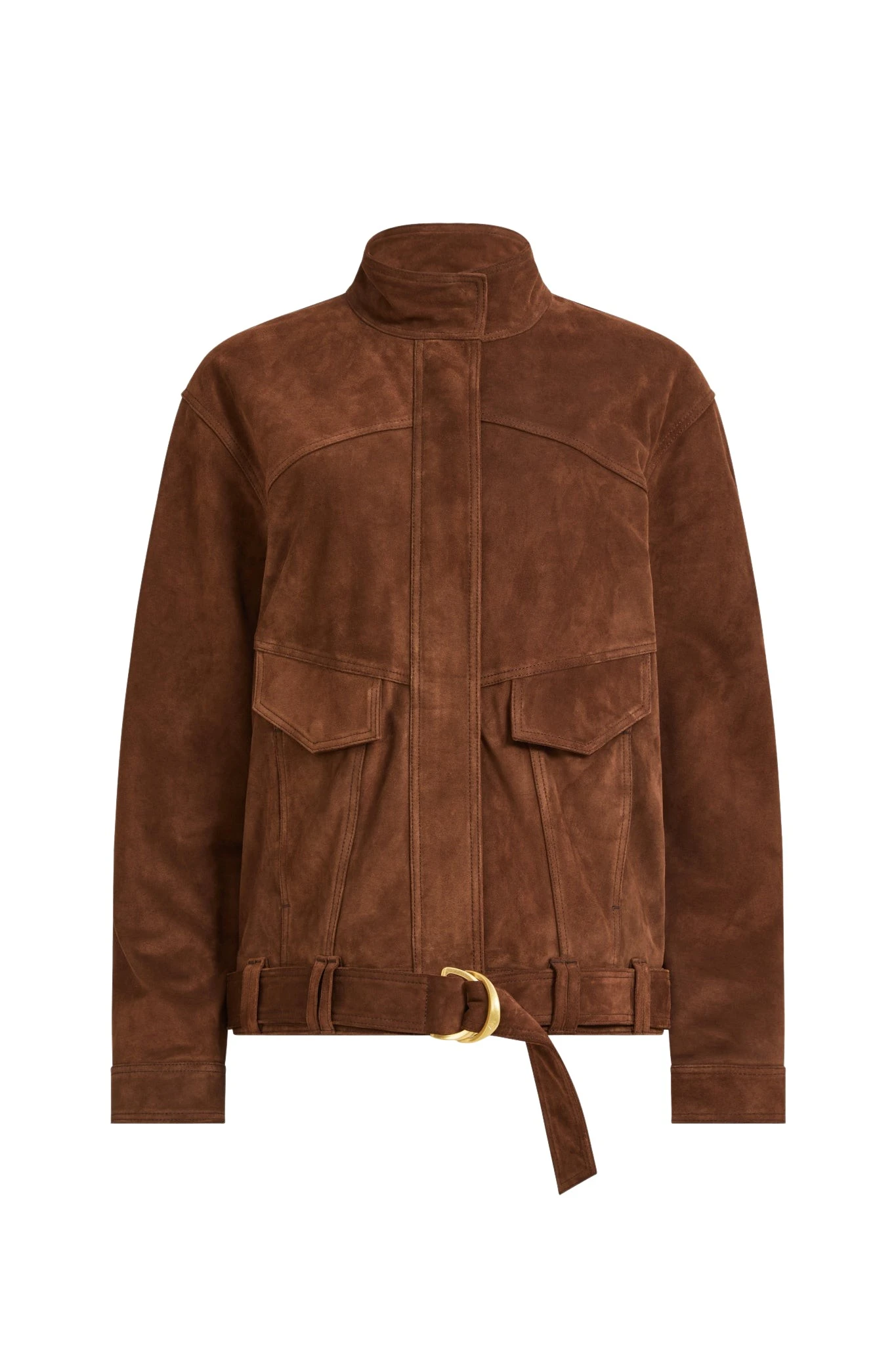 Aje Anisa Suede Leather Jacket