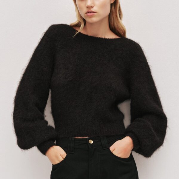 Aje Arissa Beaded Knit Jumper, view 4