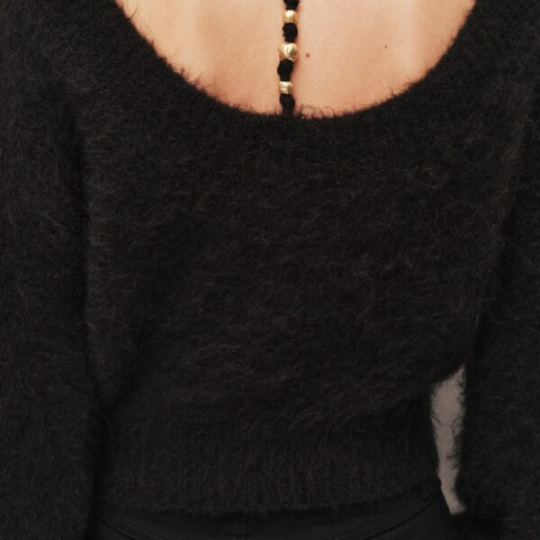 Aje Arissa Beaded Knit Jumper, view 5