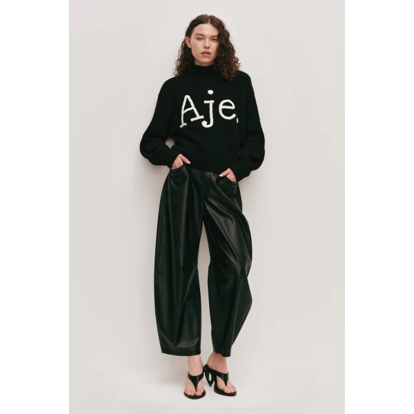 Aje Cassandre Logo Jumper Knit, view 2