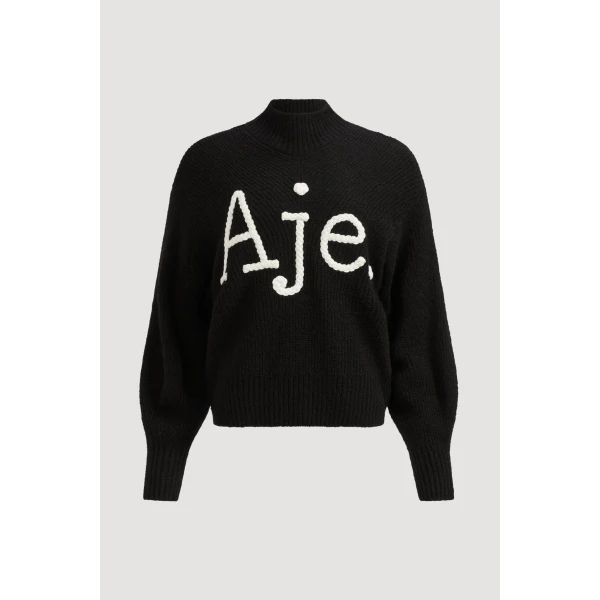 Aje Cassandre Logo Jumper Knit, view 3