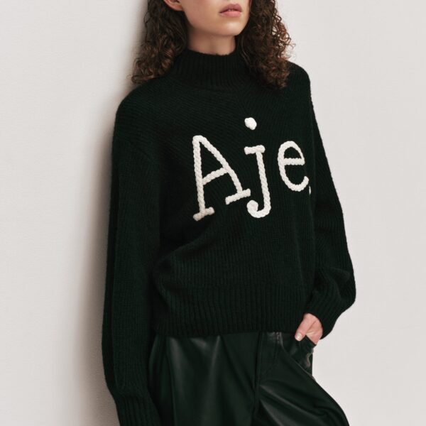Aje Cassandre Logo Jumper Knit, view 6