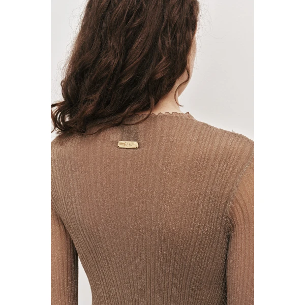 Aje Ciela Ruffle Knit Top, view 6