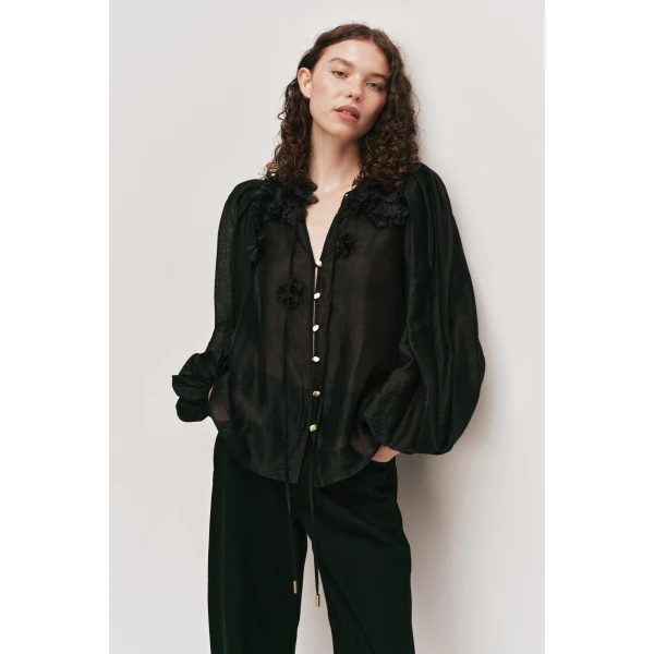 Aje Demi Blouse, view 4