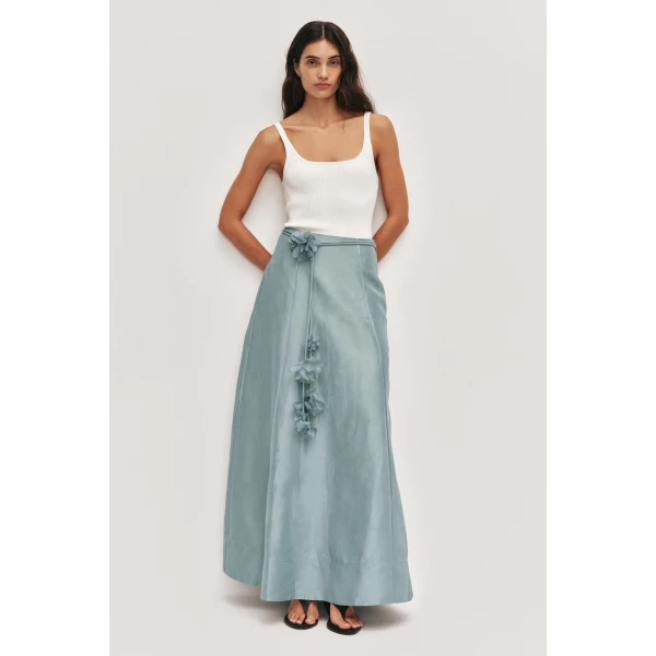 Aje Demi Midi Skirt, view 2