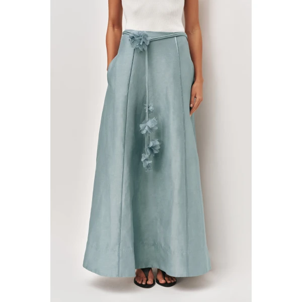 Aje Demi Midi Skirt, view 4