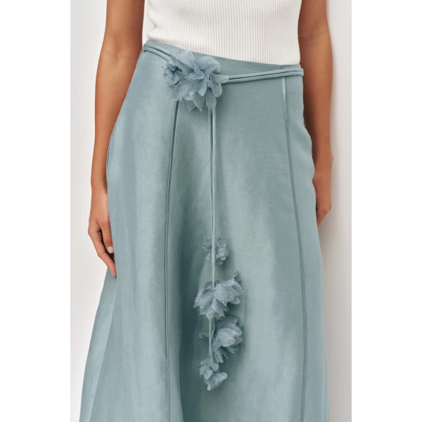 Aje Demi Midi Skirt, view 5