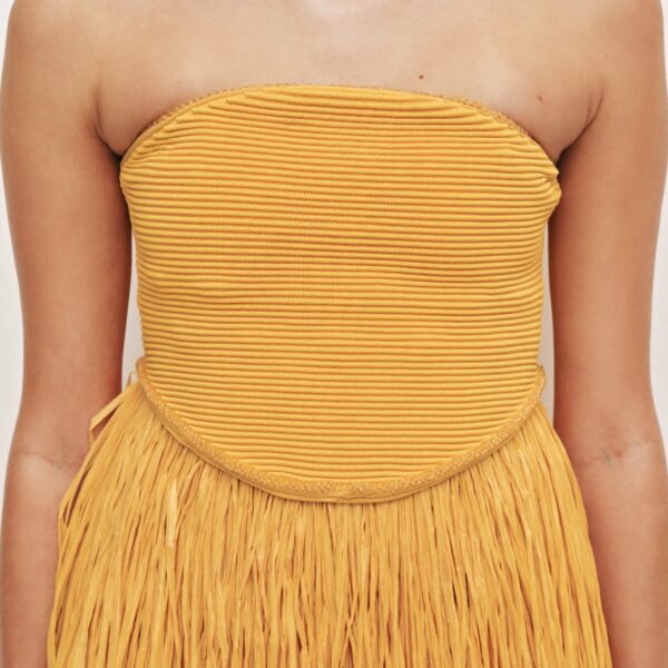 Aje Florentia Raffia Maxi Dress, view 5