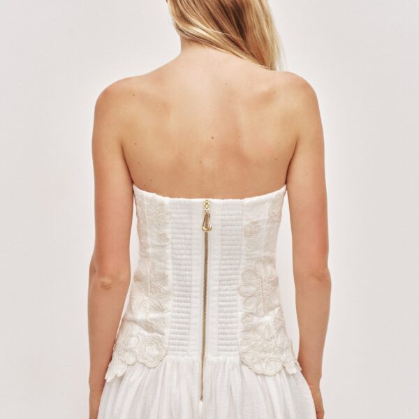 Aje Gia Embroidered Gown, view 6