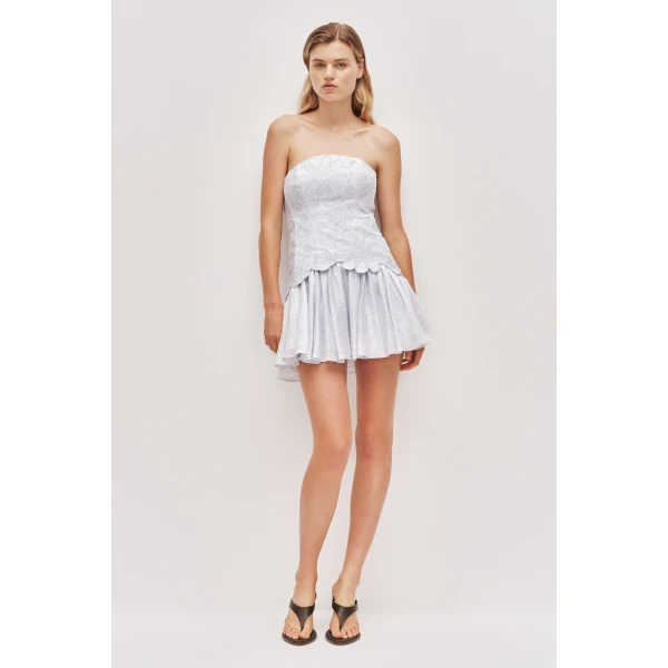 Aje Gia Embroidered Mini Dress, view 2