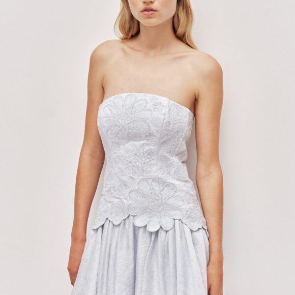 Aje Gia Embroidered Mini Dress, view 4