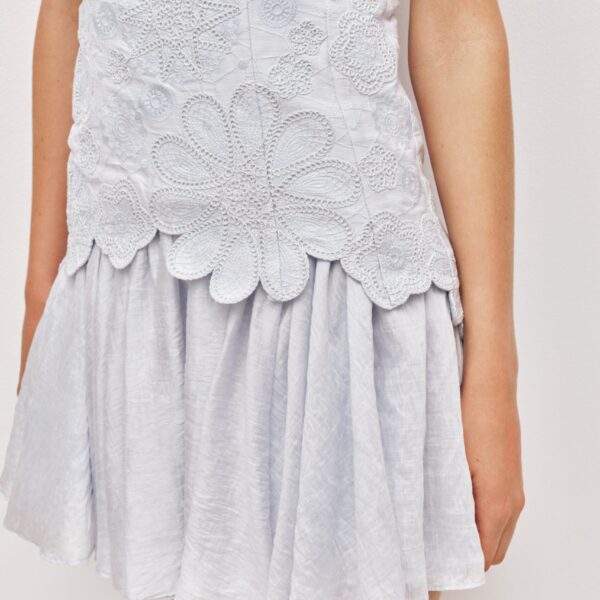 Aje Gia Embroidered Mini Dress, view 5
