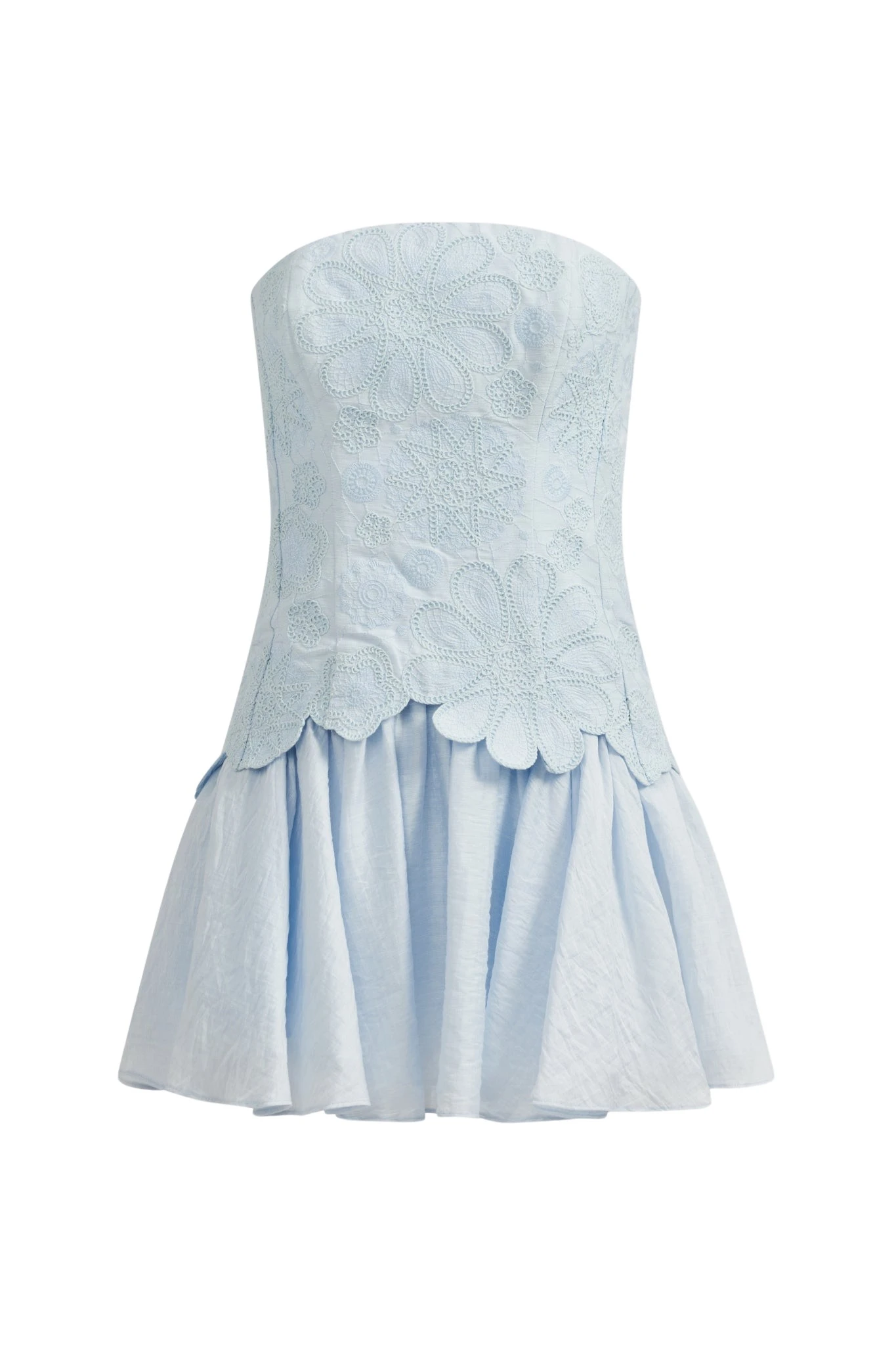 Aje Gia Embroidered Mini Dress