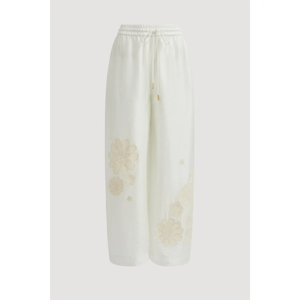 Aje Gia Embroidered Pant, view 3