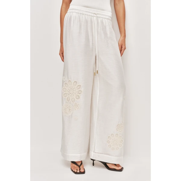 Aje Gia Embroidered Pant, view 4