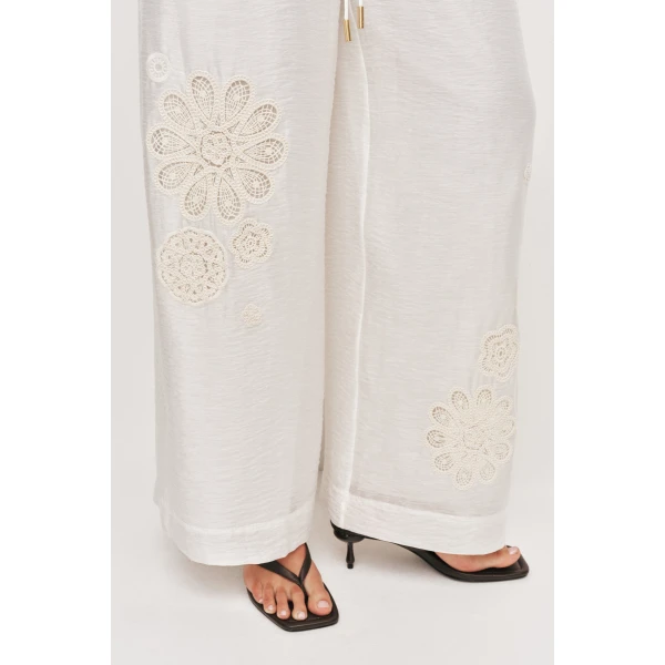 Aje Gia Embroidered Pant, view 5