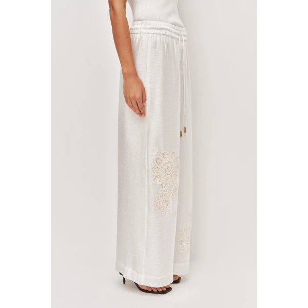 Aje Gia Embroidered Pant, view 6