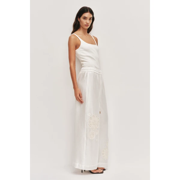 Aje Gia Embroidered Pant, view 7