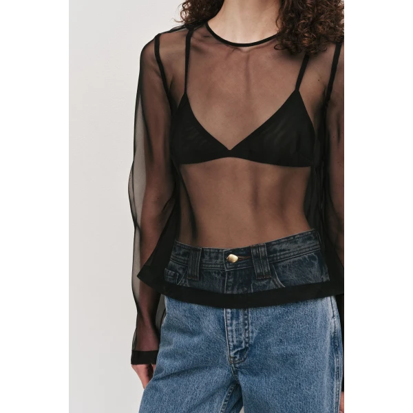 Aje Lorraine Denim Jean, view 5