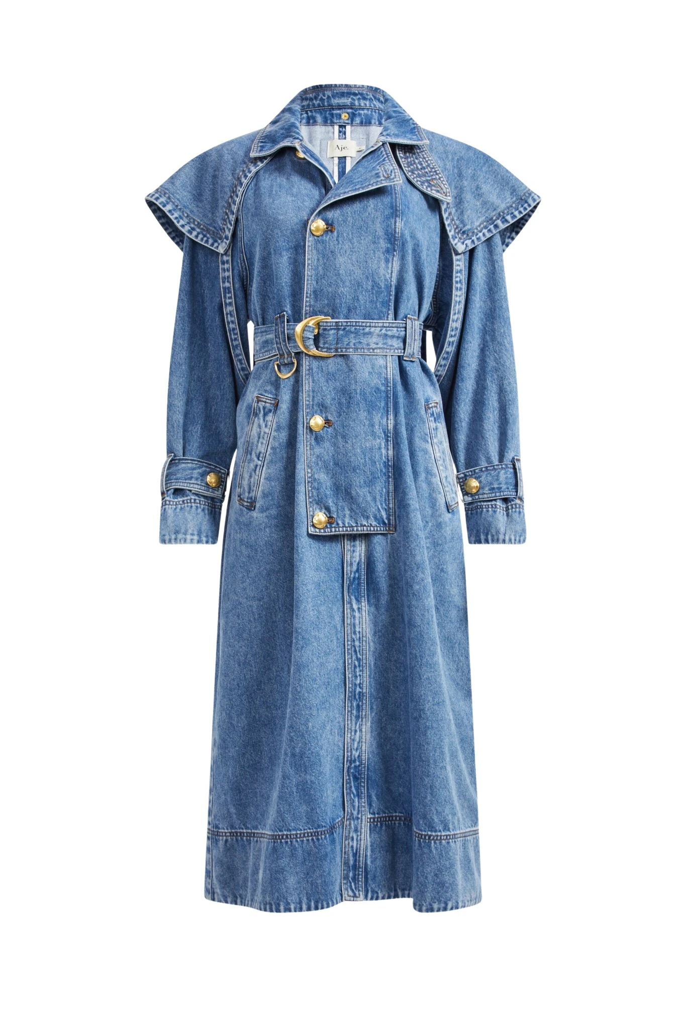 Lorraine Denim Trench Coat