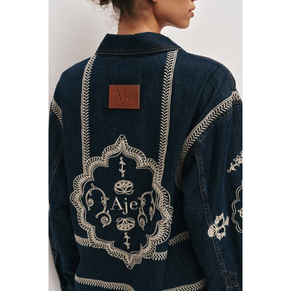 Aje Lotus Denim Shirt, view 5