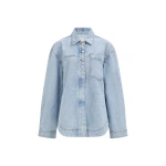 Aje Lucina Stud Denim Shirt