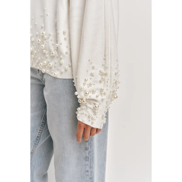 Aje Marlene Pearl Jumper Knit, view 4