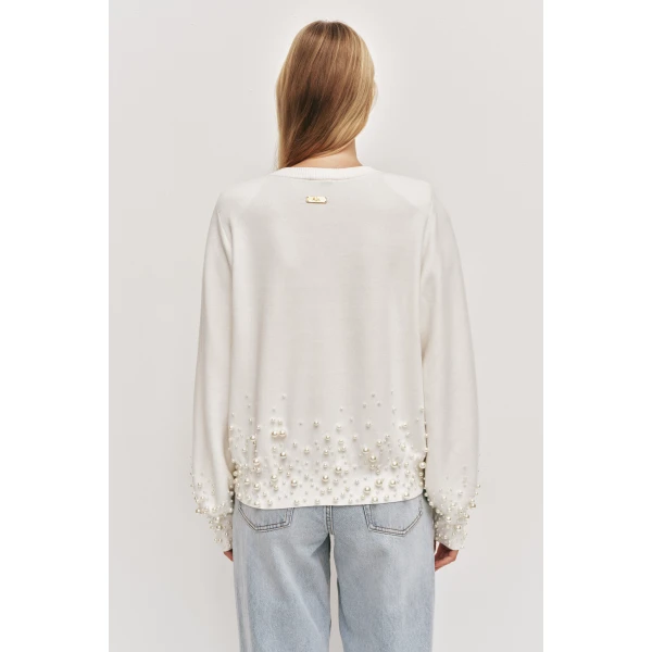 Aje Marlene Pearl Jumper Knit, view 5