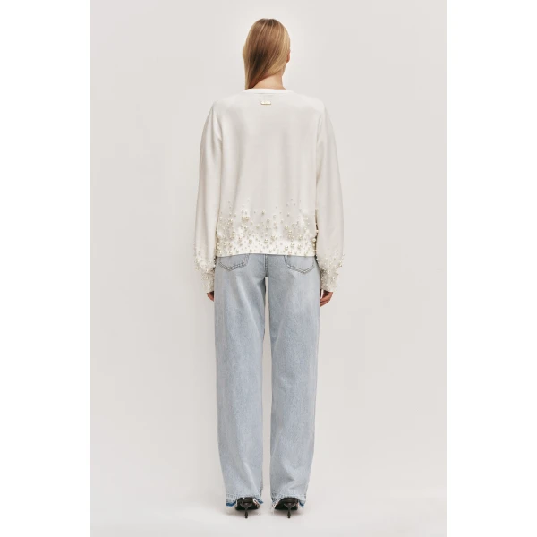 Aje Marlene Pearl Jumper Knit, view 6