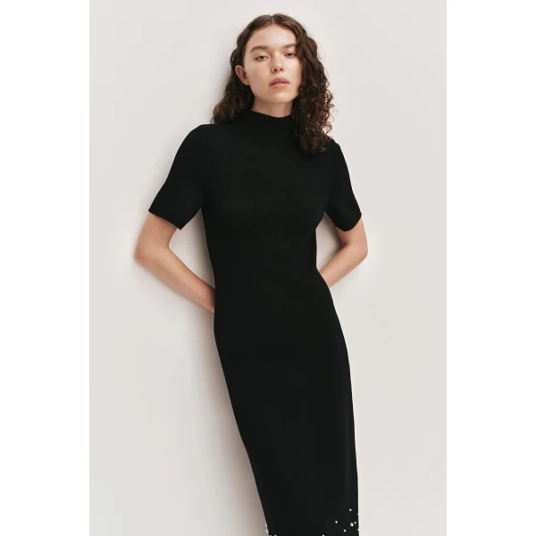 Aje Marlene Pearl Knit Midi Dress, view 4