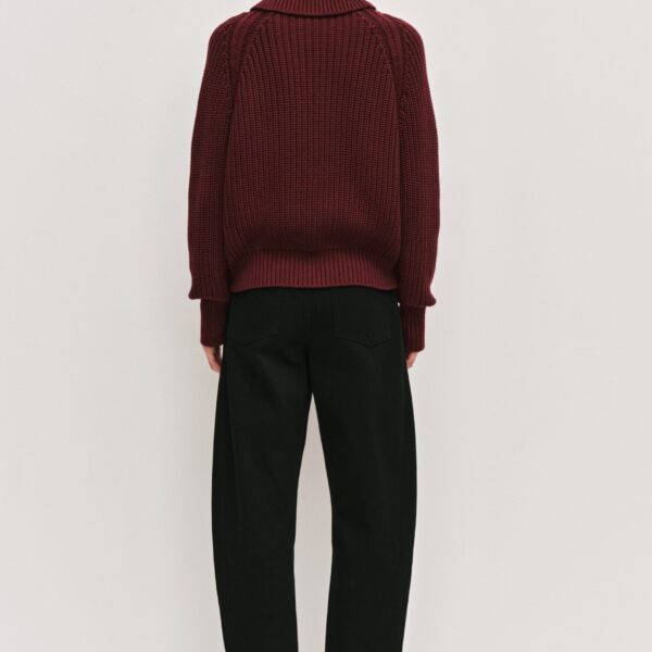 Aje Mea Logo Funnel Neck Jumper Knit, view 7